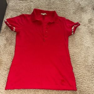 WOMENS BURBERRY POLO